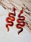 Pendientes Serpiente Marrón